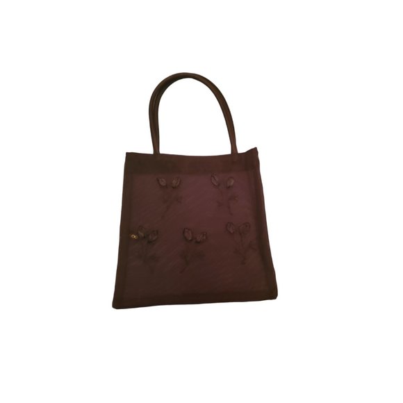 Shiseido see-through black formal purse - Picture 1 of 1